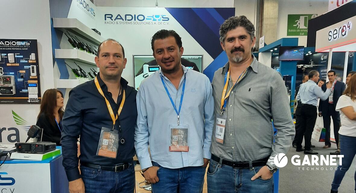 Garnet Technology y Radiosys se presentan juntos en la vigésima edición de  Expo Seguridad México